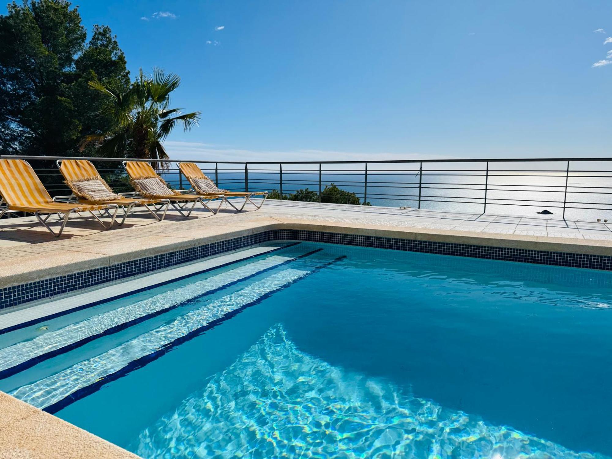 Seaview 6Br Villa With Private Pool Altea Extérieur photo