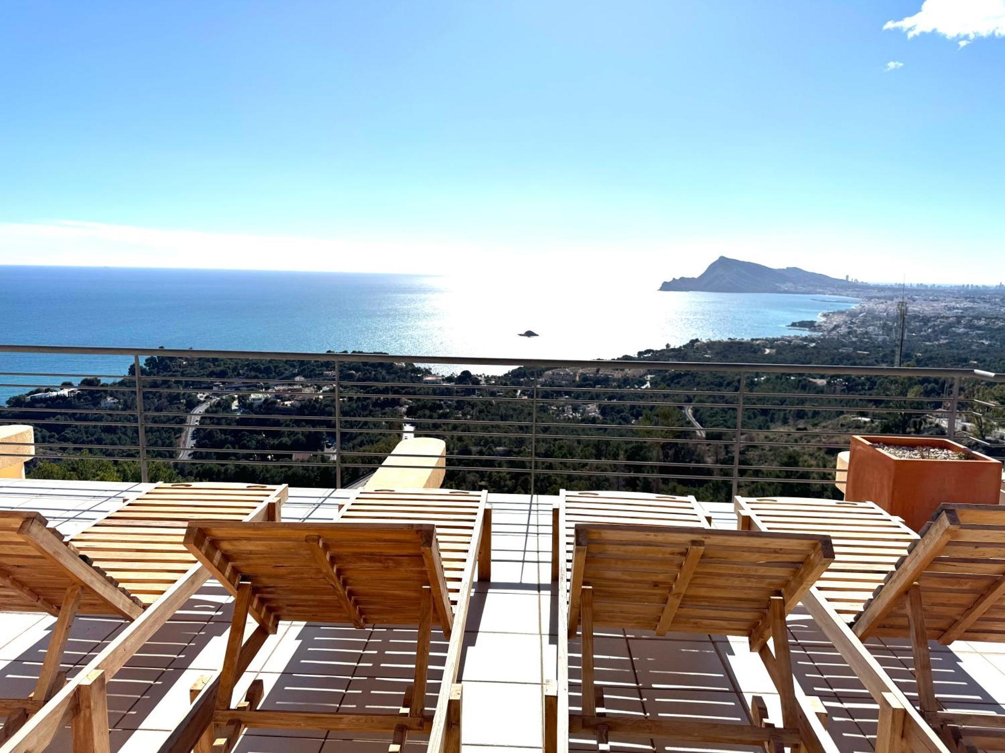 Seaview 6Br Villa With Private Pool Altea Extérieur photo